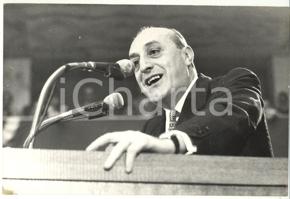Fotografia d epoca originale 1969 ROMA XI Congresso Nazionale DEMOCRAZIA CRISTIANA  Carlo RUSSO Foto 30x20 1
