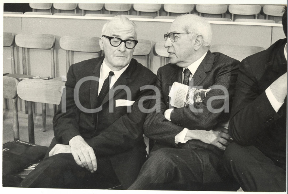 Fotografia d epoca originale 1969 ROMA Luigi GUI all XI Congresso della DEMOCRAZIA CRISTIANA Foto 30x20 1