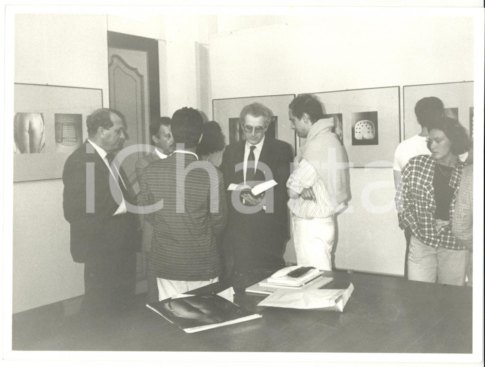 Fotografia d epoca originale 1987 BUSALLA Villa Borzino  Mostra fotografica Foto VINTAGE 24x18 1