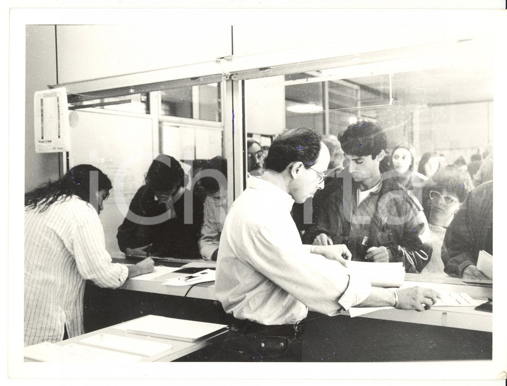 Fotografia d epoca originale 1994 GENOVA Ispettorato della Motorizzazione Civile Foto 24x18 1 1