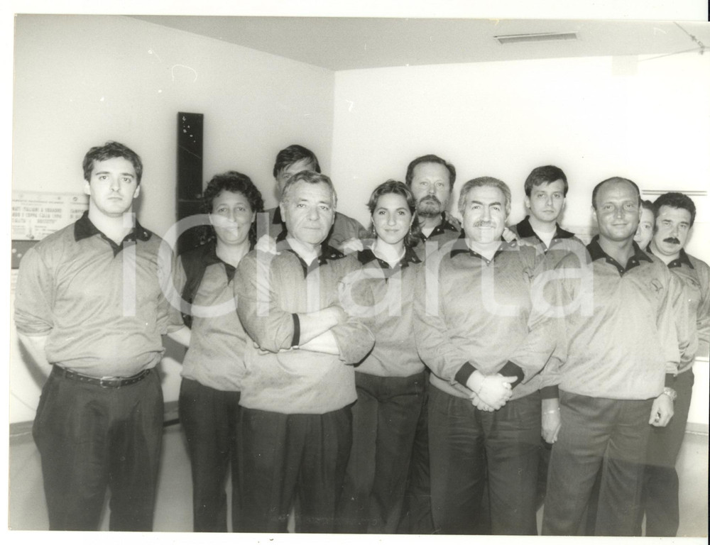 Fotografia d epoca originale 1996 GENOVA Torneo provinciale ENDAS BILIARDO  Club Castellaccio  Foto 24x18 1