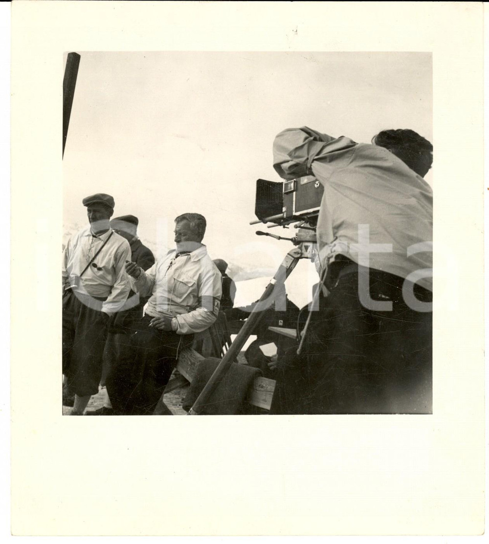 Fotografia d epoca originale 1940 ca AUSTRIA CINEMA Operatori al lavoro  Fotografia 16x18 cm 1