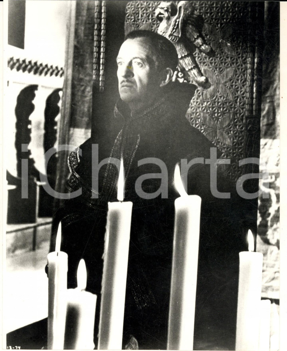 Fotografia d epoca originale 1966 CINEMA J. Lee Thompson  Eye of the devil  David NIVEN sul set  Foto 1
