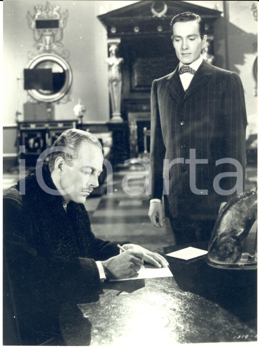 Fotografia d epoca originale 1945 1970 CINEMA The Picture of Dorian Gray Hurd Hatfield  Miles Mander 1