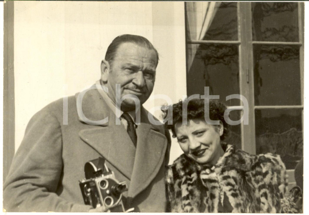 Fotografia d epoca originale 1932 VENEZIA 1 Mostra Internazionale del Cinema  Wallace BEERY  Foto 18x13 1