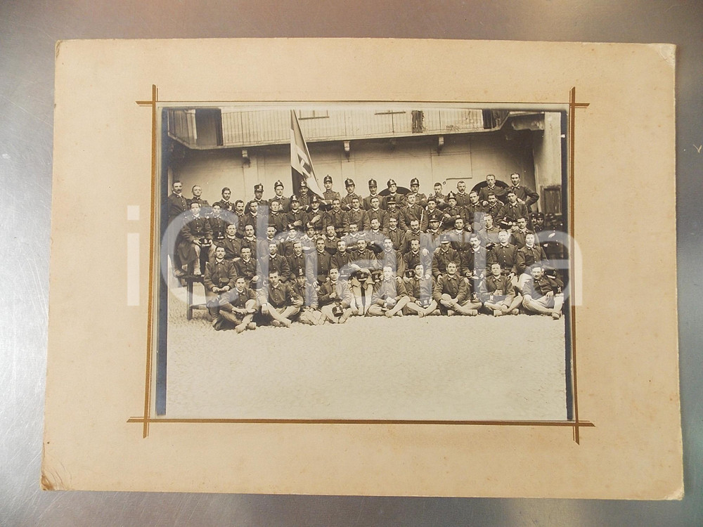 Fotografia d epoca originale 1912 REGIO ESERCITO 33Â° Reggimento Fanteria  1Â° Battaglione   Foto soldati 1