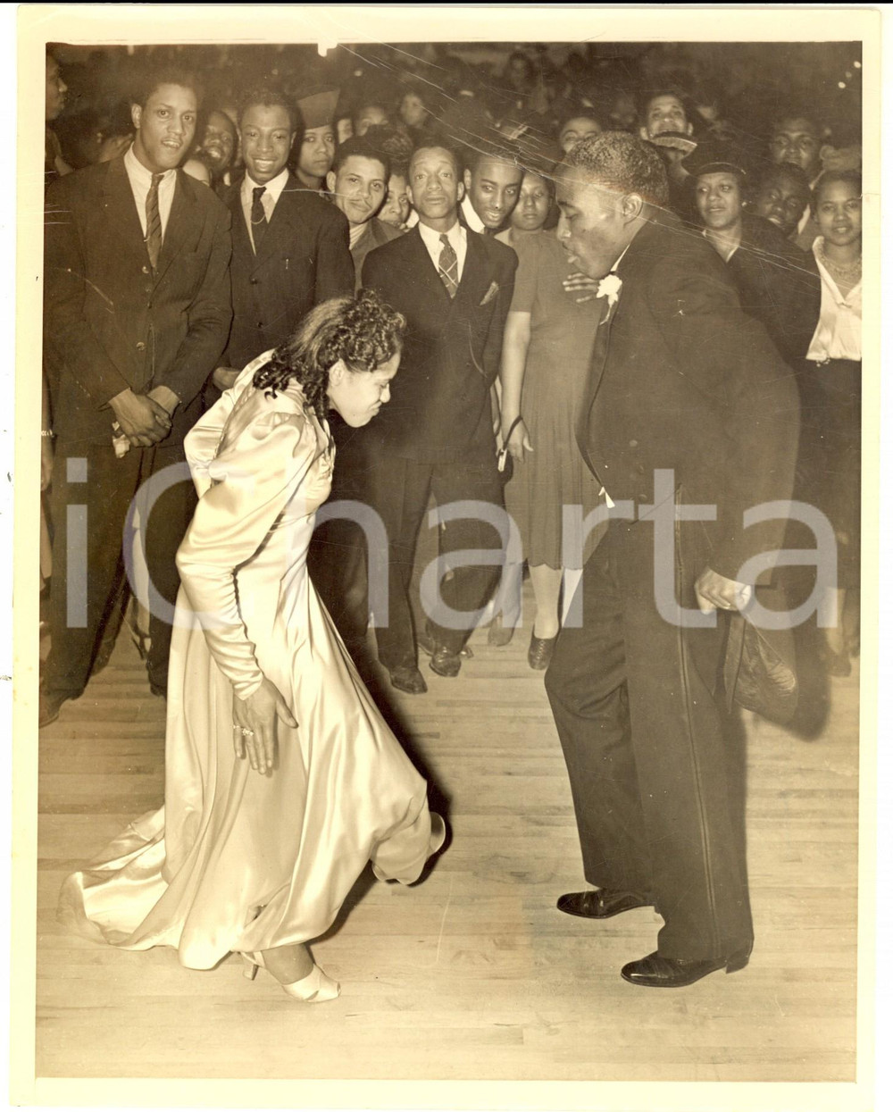 Fotografia d epoca originale 1940 NEW YORK HARLEM Swing marriage  Oliver SPARKS Sarah JACKSON  Photo 1