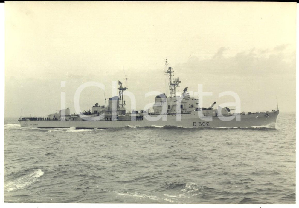 Fotografia d epoca originale 1958 LIVORNO MARINA MILITARE Incrociatore SAN GIORGIO  Foto MINIATI 14x10 cm 1