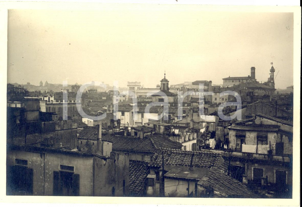 Fotografia d epoca originale 1920 ca ROMA Veduta del centro storico dai tetti  Foto VINTAGE 15x10 cm 1