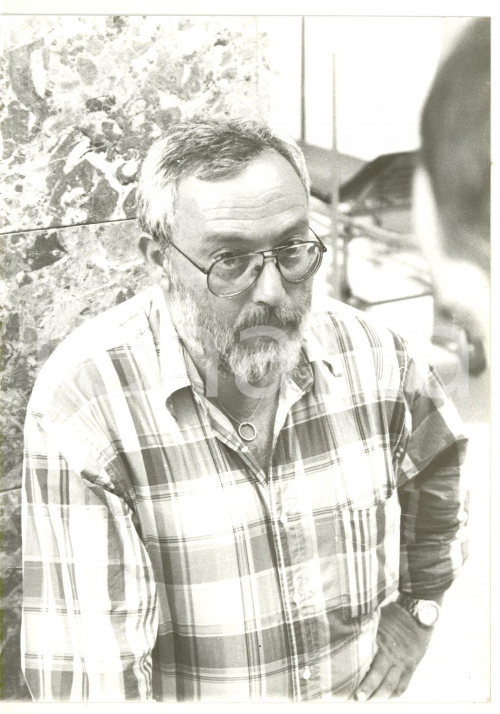 Fotografia d epoca originale 1995 GENOVA Ritratto di Pietro PARODI Foto VINTAGE 13x18 cm 1