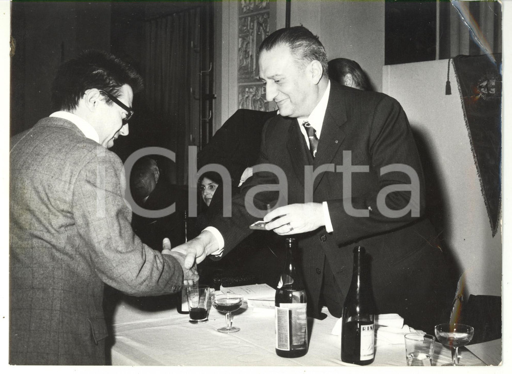 Fotografia d epoca originale 1990 ca GENOVA Cerimonia di premiazione 3 Fotografia VINTAGE 24x18 cm 1