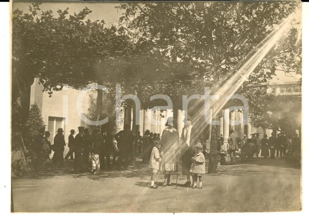 Fotografia d epoca originale 1924 MONTECATINI TERME Ritratto di due donne con i figli  Foto VINTAGE 11x8 cm 1