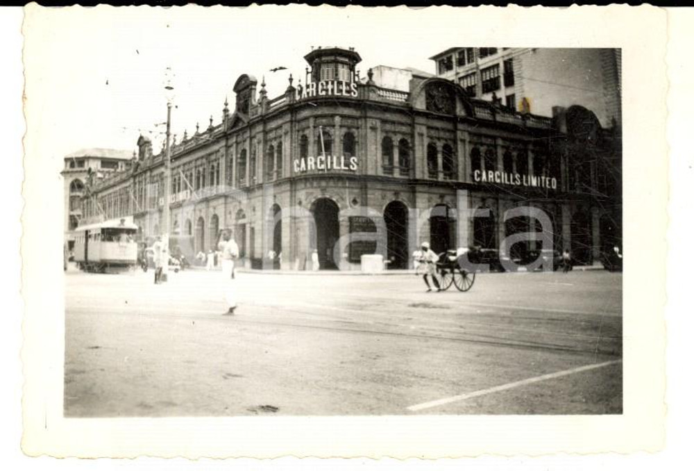 Fotografia d epoca originale 1935 ca COLOMBO SRI LANKA CARGILLS Limited building Vintage photo 10x7 cm 1