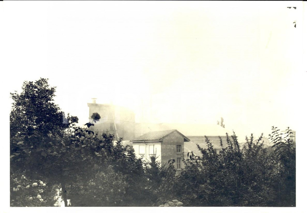 1963 STRADELLA Veduta con cementificio in attività - Foto VINTAGE 15x10 cm
