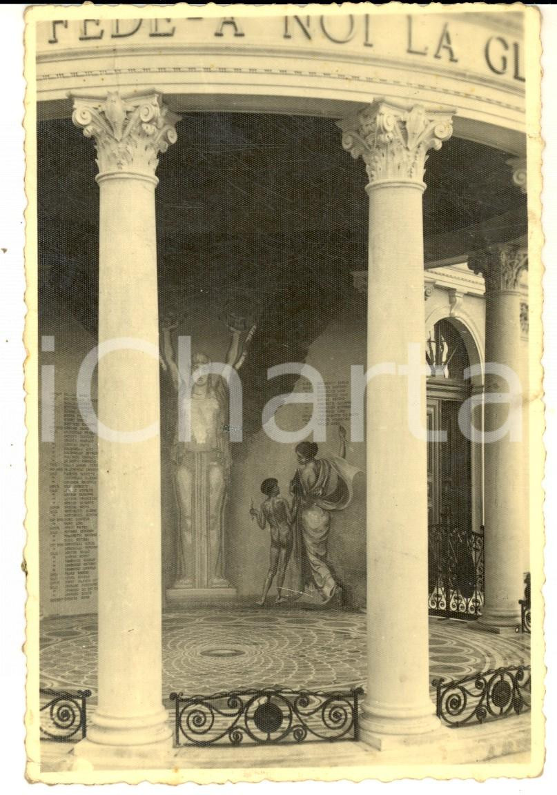 Fotografia d epoca originale 1940 SPILIMBERGO Monumento ai Caduti  Foto cartolina VINTAGE FG VG 1
