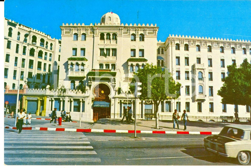 Cartolina originale da collezione 1965 ca CONSTANTINE ALGERIE Vue avec l Hotel CIRTA VINTAGE postcard 1