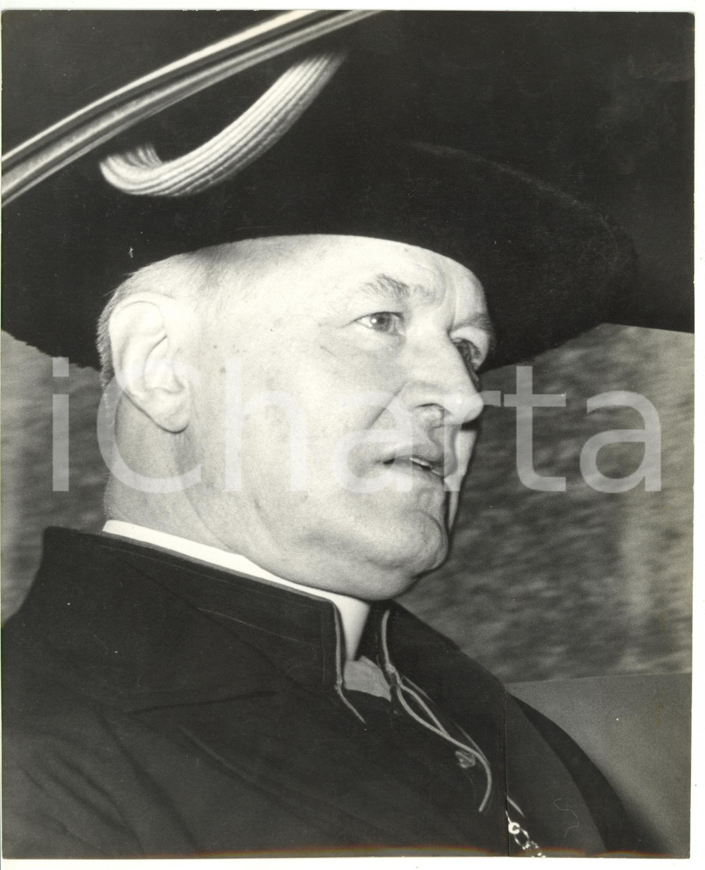 Fotografia d epoca originale 1955 ca ROMA Ritratto card. Marcello MIMMI Fotografia 21x25 1