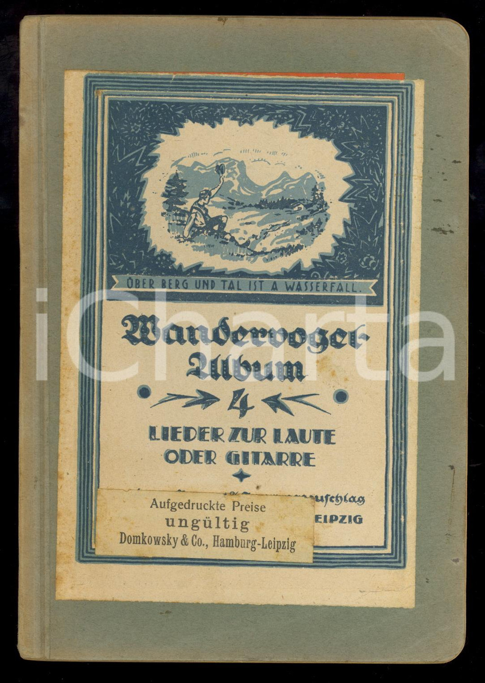 Oggetto da collezione cartaceo 1925 ca Adolf HASELER Lieder zur Gitarre oder Laute  WandervogelAlbum 4 1