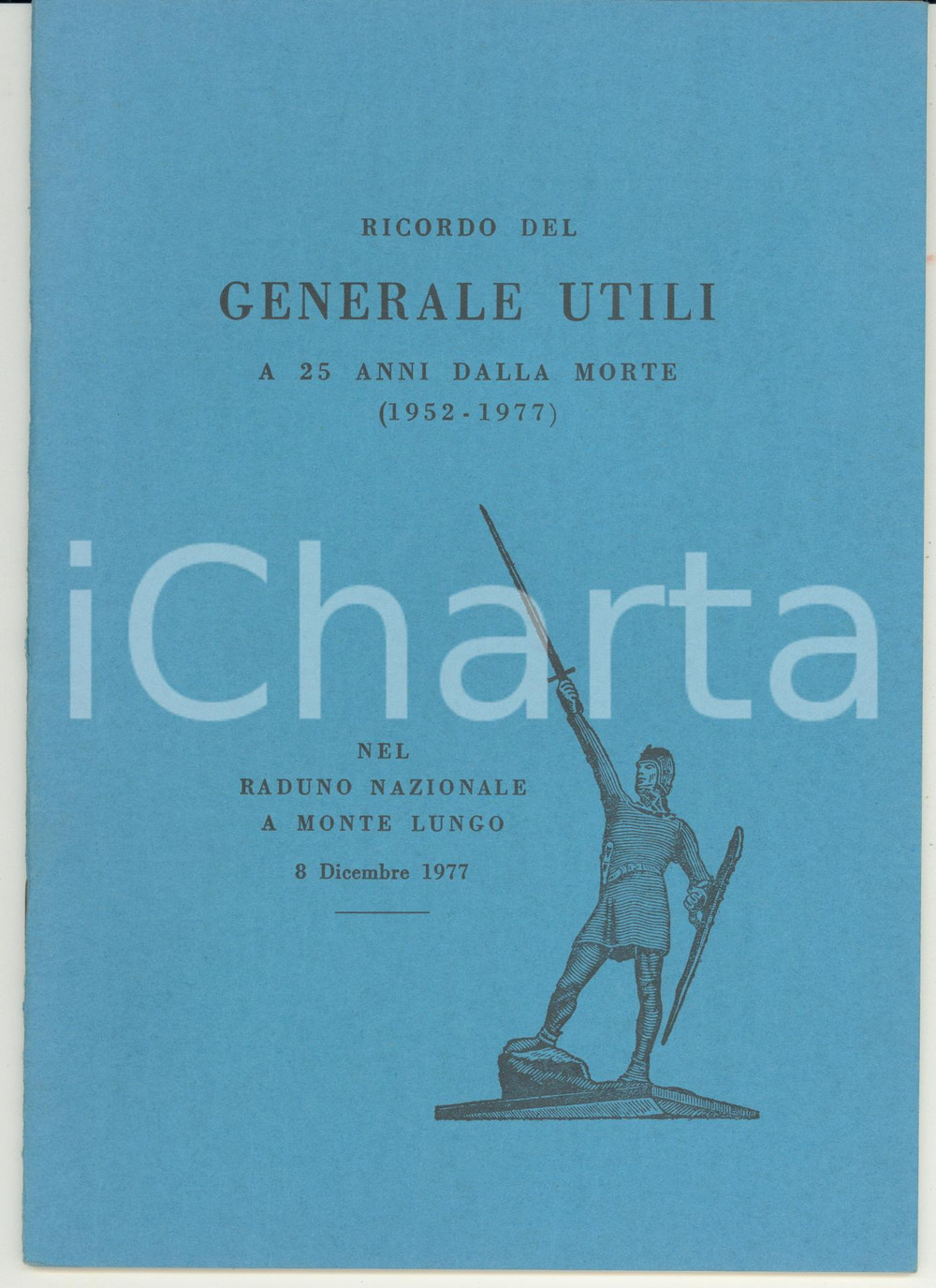 Libro, pubblicazione d epoca 1977 Giuseppe GEROSA BRICHETTO Ricordo generale Utili a 25 anni dalla morte 1 1