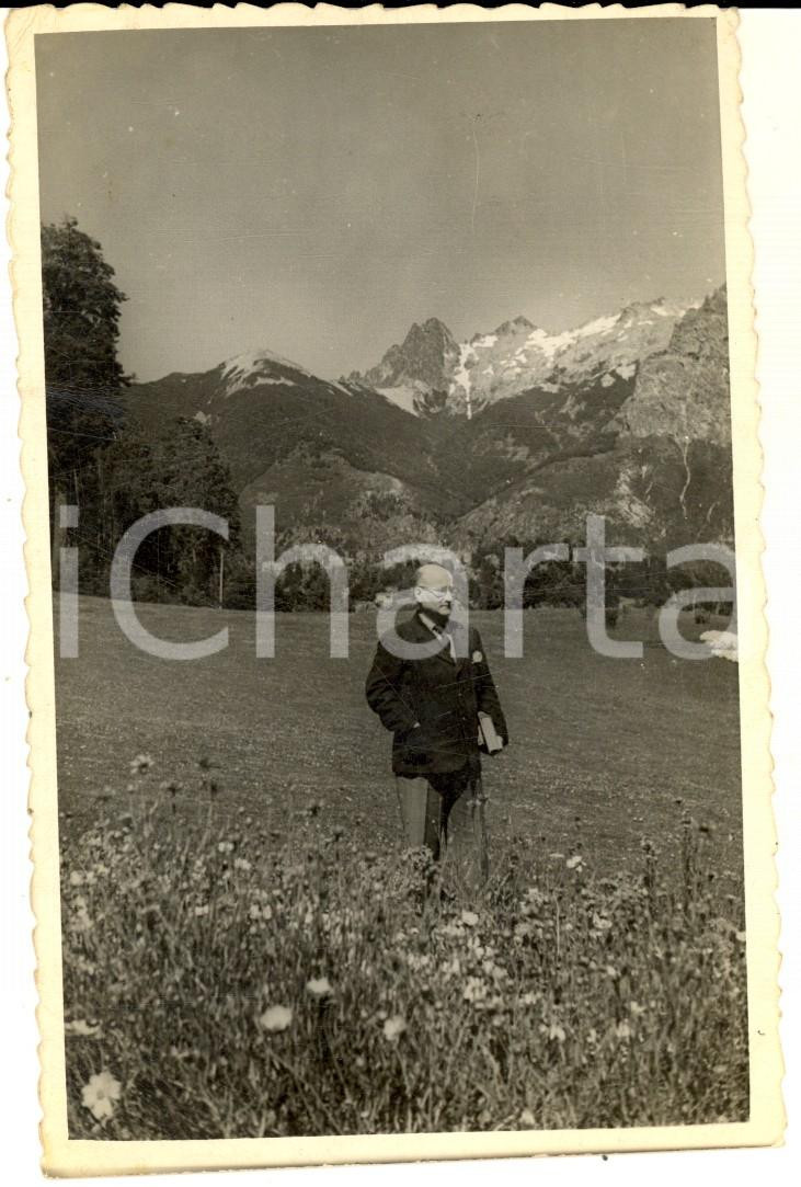 Fotografia d epoca originale 1947 SAN CARLOS DE BARILOCHE ARGENTINA Ritratto di Paolo ROCCO Foto cartolina 1