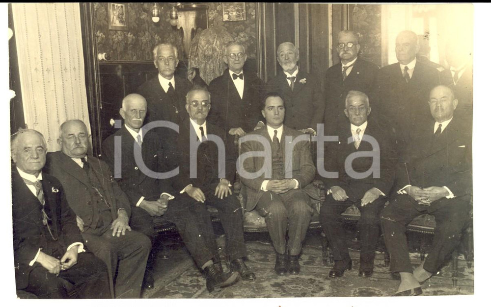 Fotografia d epoca originale 1930 ARGENTINA Ritratto di Miguel ROLLE in un club maschile Foto 14x9 cm 1