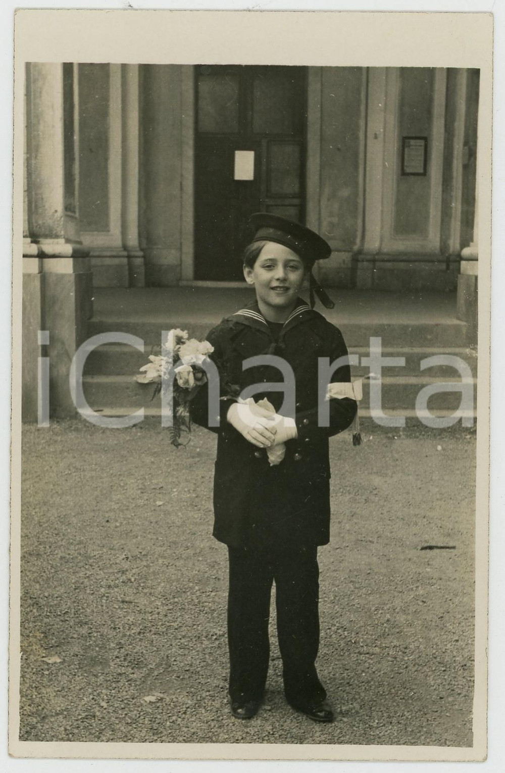 Fotografia d epoca originale 1933 MILANO Istituto ZACCARIA Prima Comunione  Umberto Maria BOTTINO Foto 1