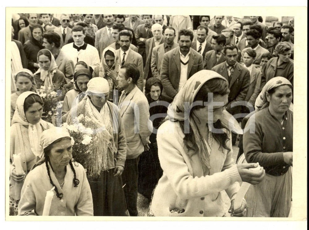 Fotografia d epoca originale 1958 VENEZIA Funerali Mimì ROSSETTO regina zingari  Corteo verso S. SOFIA 1 1