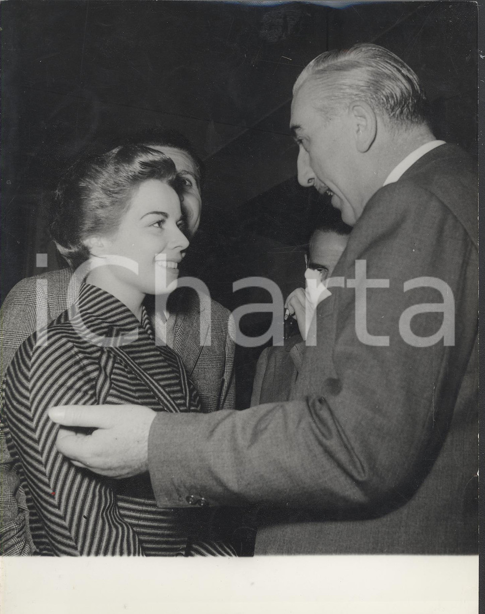 Fotografia d epoca originale 1953 ROMA Liliana BONFATTI alla prima del film Viale della speranza Foto 1