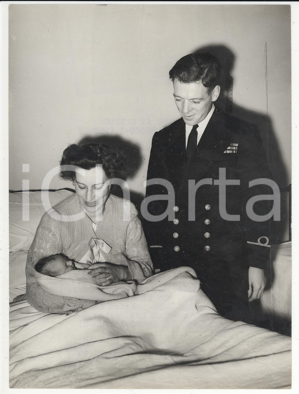 Fotografia d epoca originale 1953 LONDON Elizabeth McCRACKEN royally named for Spithead Coronation Review 1