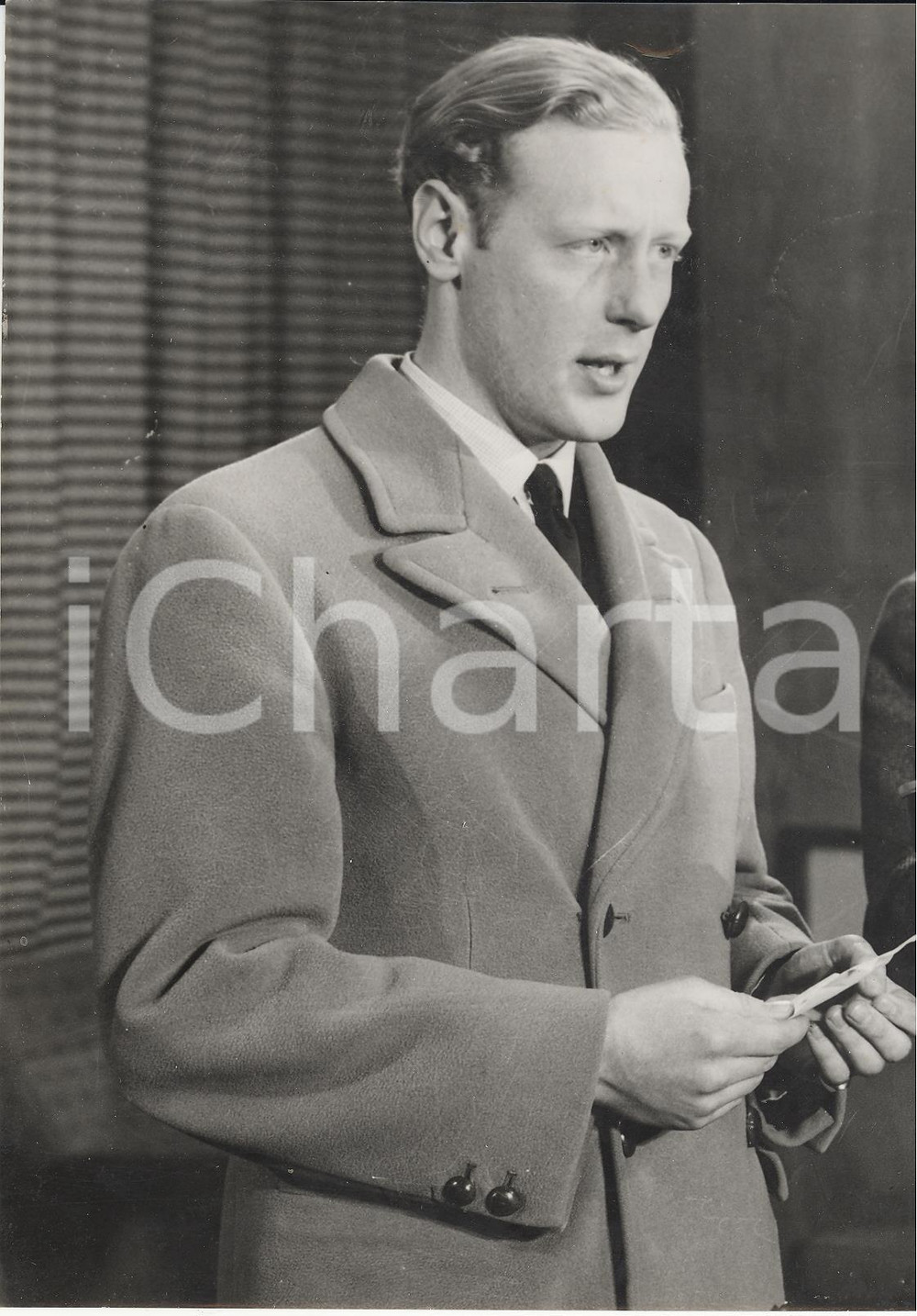 Fotografia d epoca originale 1958 LONDON Robin DOUGLASHOME after breakup with Princess Margaretha Photo 1