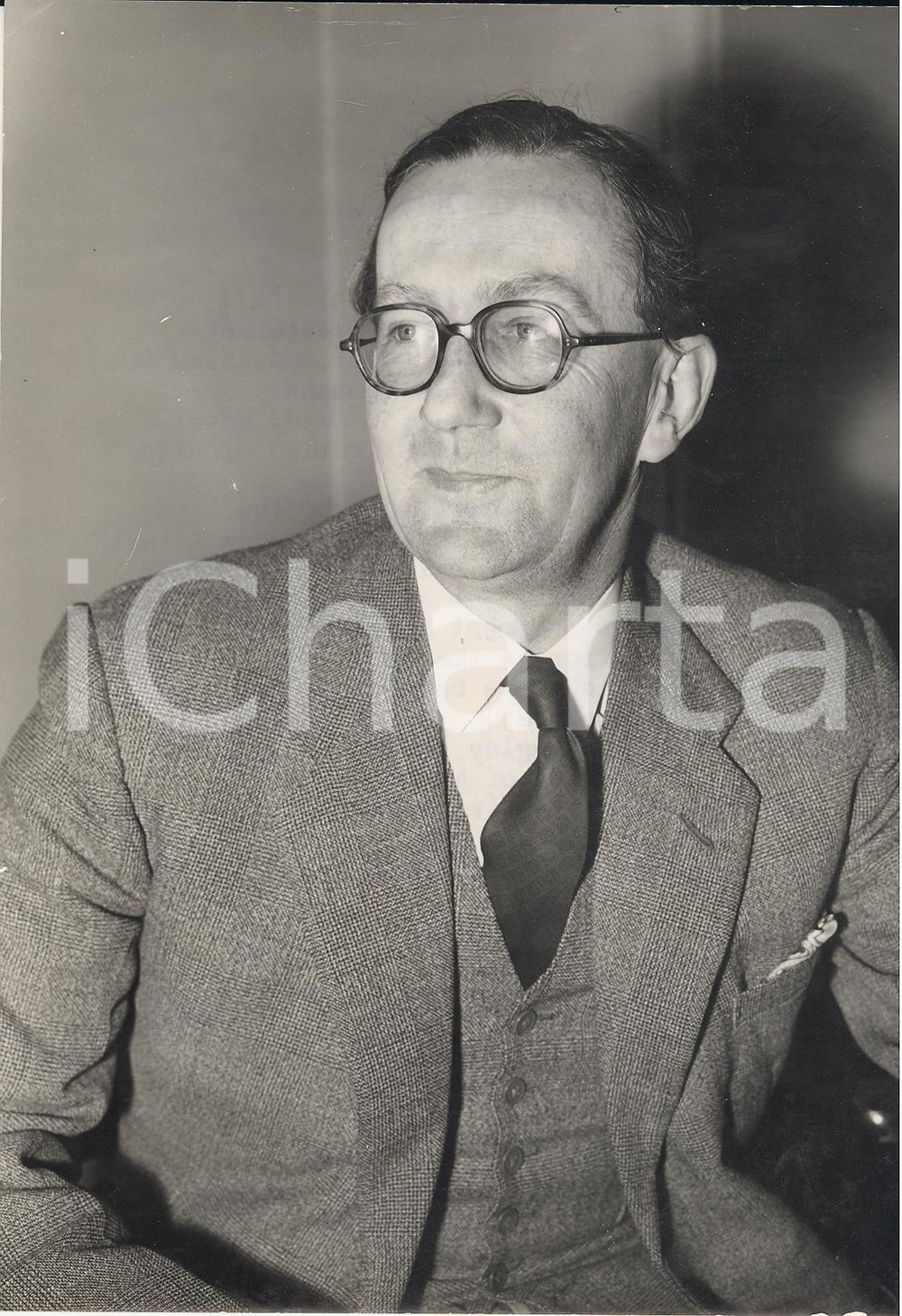 Fotografia d epoca originale 1957 LONDON John Edward CORDINGLEY the new commander of Weapons Regiment Photo 1