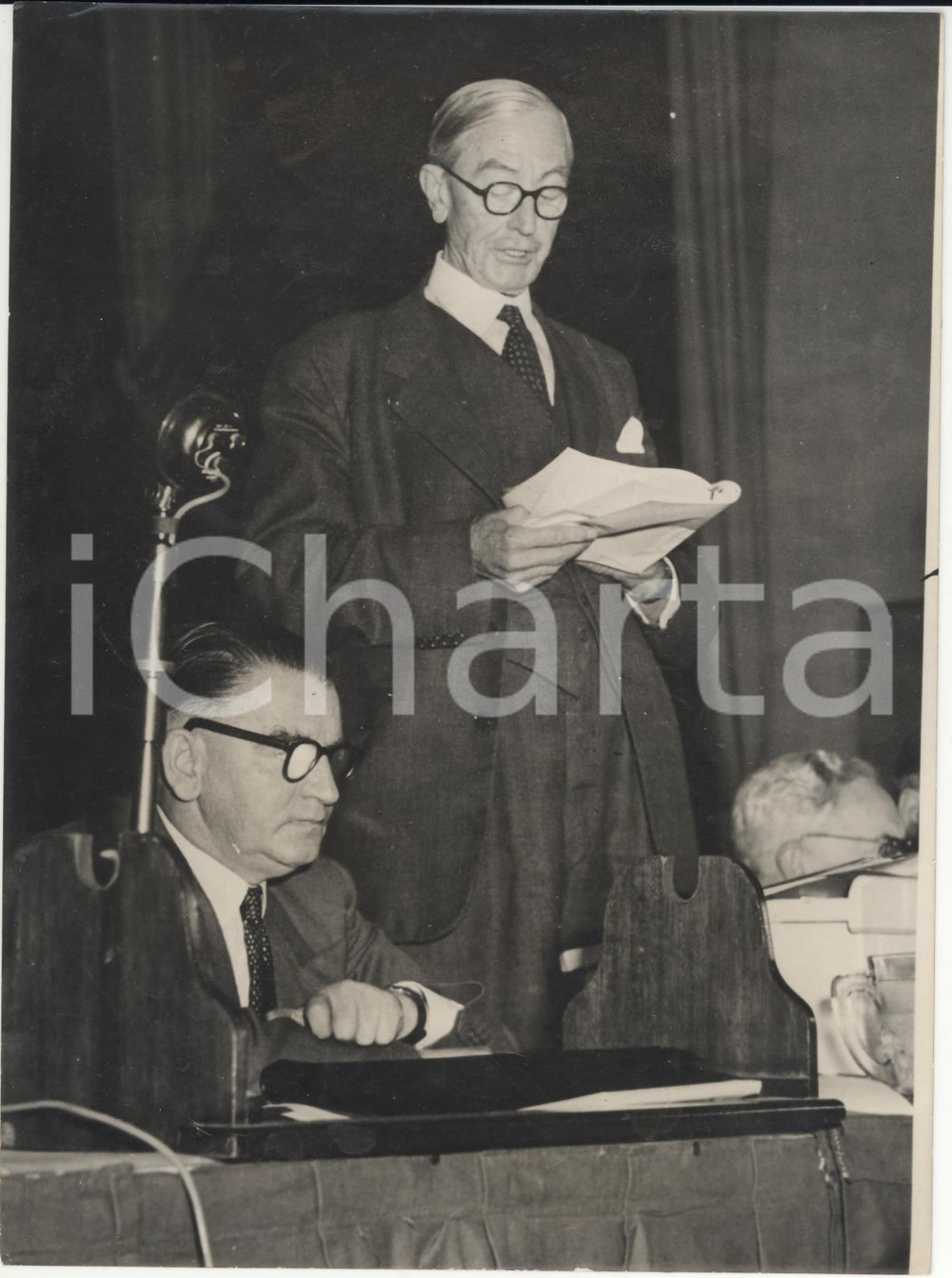 1953 MARGATE Labour Party Conference - Arthur GREENWOOD appeals for unity Foto  