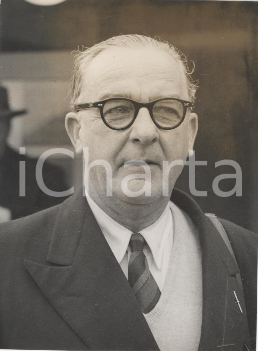 Fotografia d epoca originale 1953 LONDON Ransley THACKER judge on the Supreme Court of British Kenya Photo 1