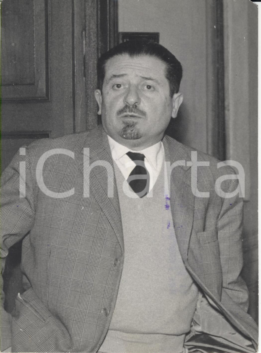 Fotografia d epoca originale 1958 GALLARATE Mistero di via Monaci  Carlo SAVI medico di Giovanni FENAROLI 1