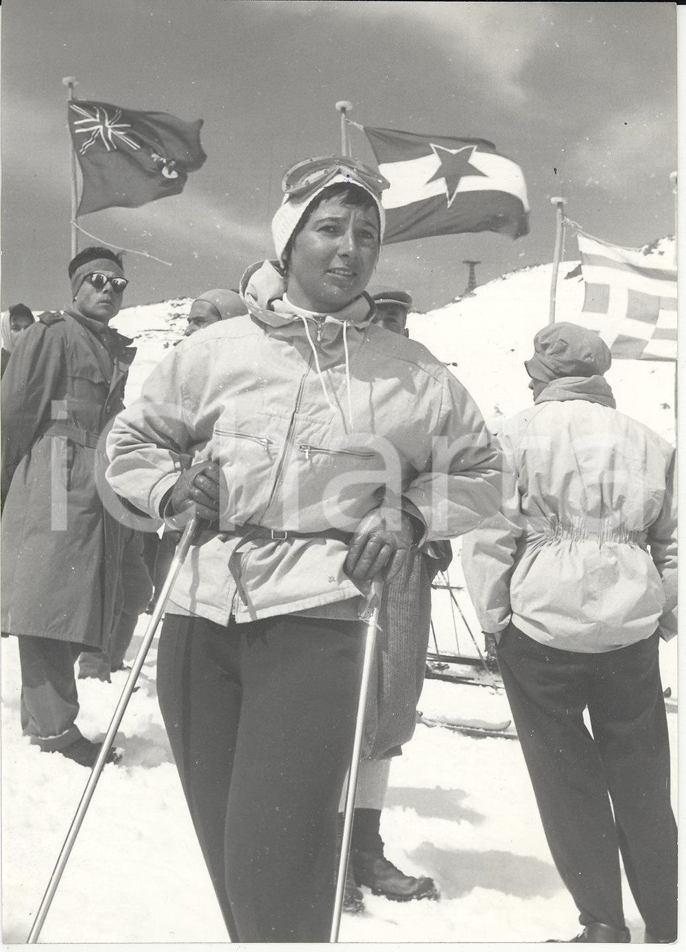 1959 CATANIA - TRE GIORNI DELL'ETNA - Hedi BEELER vince lo Slalom Gigante *Foto