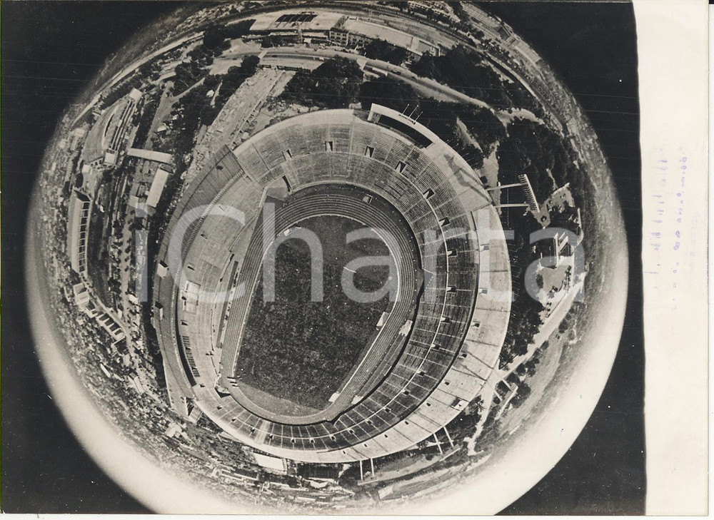 Fotografia d epoca originale 1963 TOKYO Veduta aerea dello stadio olimpico Meiji Jingu Gaien Foto Artistica 1