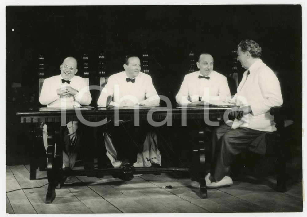 Fotografia d epoca originale 1958 TAORMINA Processo mito di Ulisse  D ANGELANTONIO LIUZZI SOTIS BELLAVISTA 1