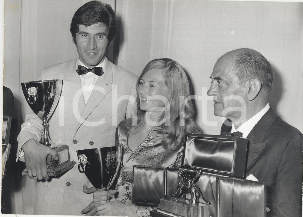 Fotografia d epoca originale 1967 VENEZIA FESTIVAL INTERNAZIONALE DEL CINEMA Luis BUÃ‘UEL Shirley KNIGHT Foto 1