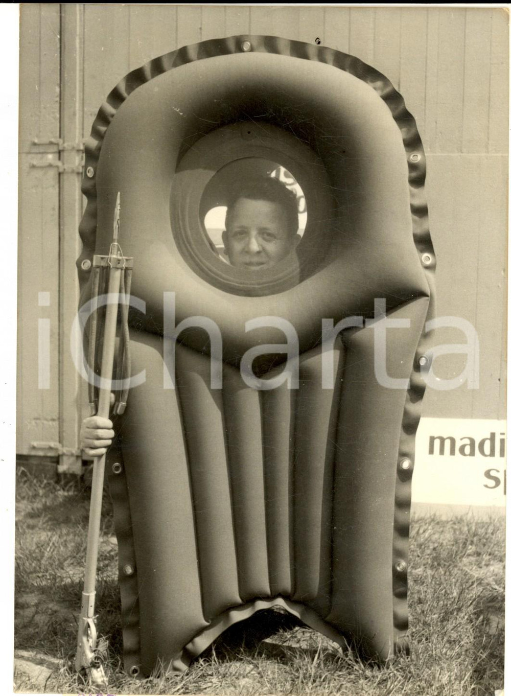 Fotografia d epoca originale 1957 PARIS BOIS DE VINCENNES Salon du Plein Air et du Camping  Aqualook Photo 1
