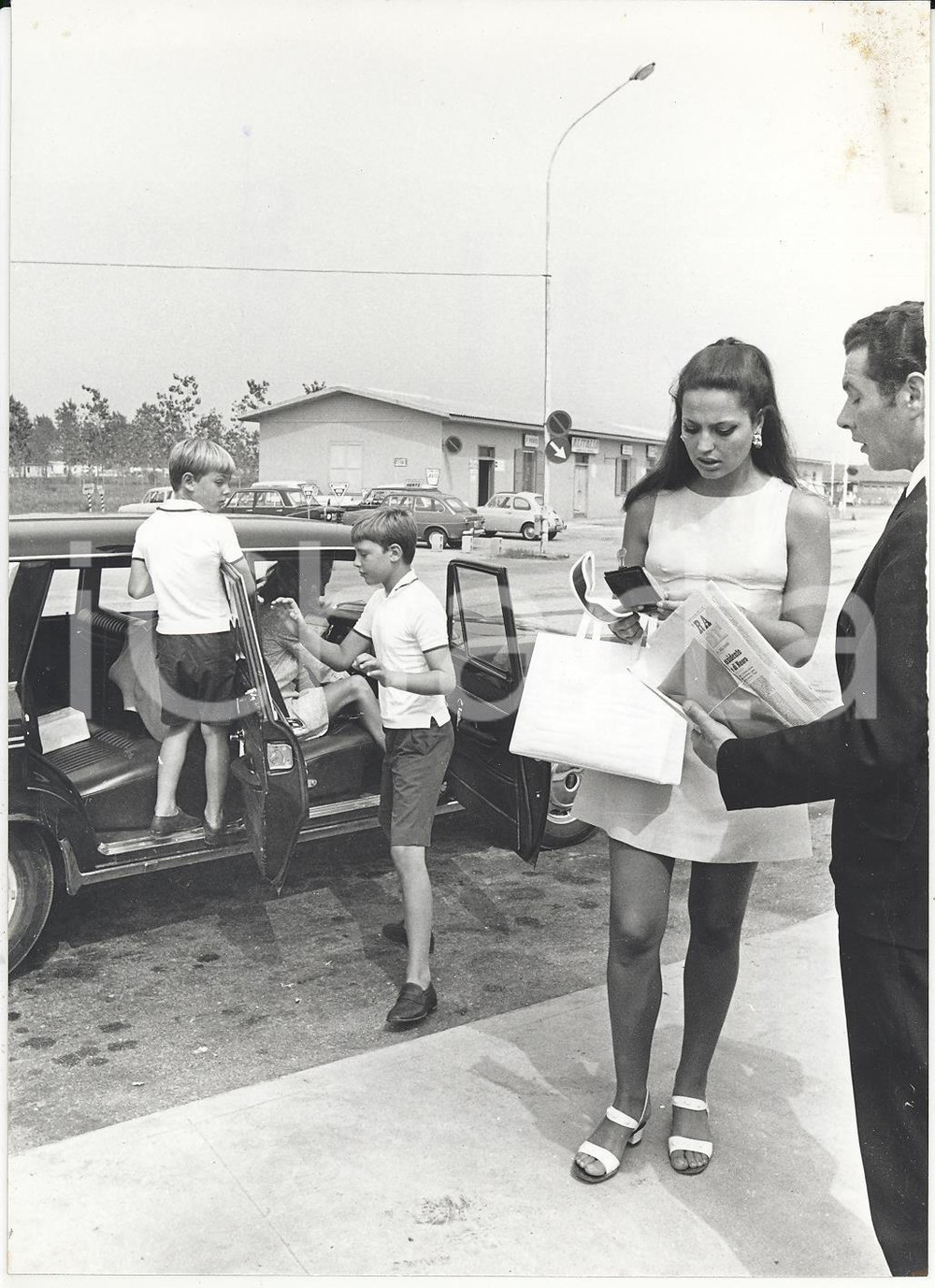 Fotografia d epoca originale 1967 VENEZIA Festival del Cinema  Matchless Ira Von FURSTENBERG  Foto 13x18 1