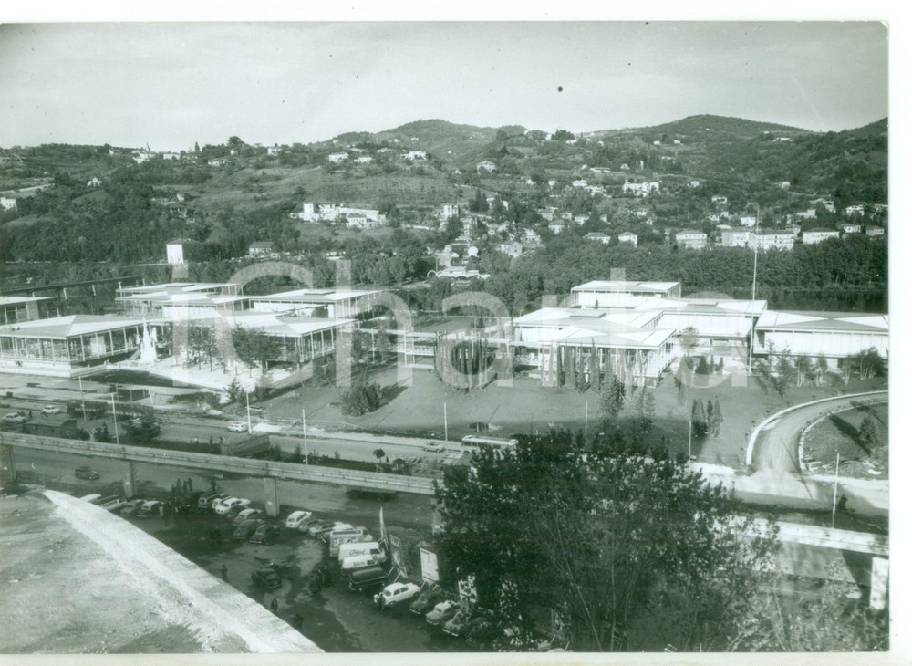 1961 TORINO Esposizioni - Veduta dall'alto di "Italia 61" - Fotografia 18x14 cm