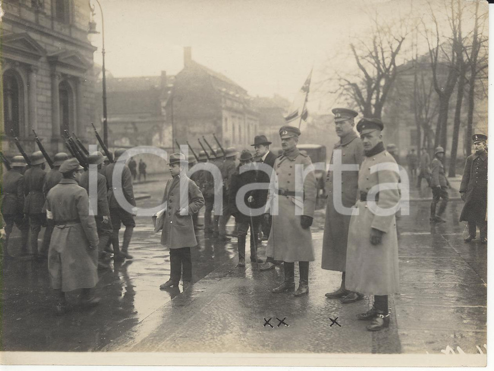 Fotografia d epoca originale 1920 KAPP PUTSCH Wilhelm Reinhard and Georg von der Lippe REAL PHOTO cm 16x12 1