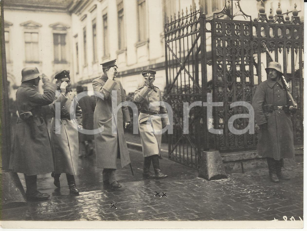 Fotografia d epoca originale 1920 KAPP PUTSCH Wilhelm Reinhard and Georg von der Lippe REAL PHOTO cm 16x12 1