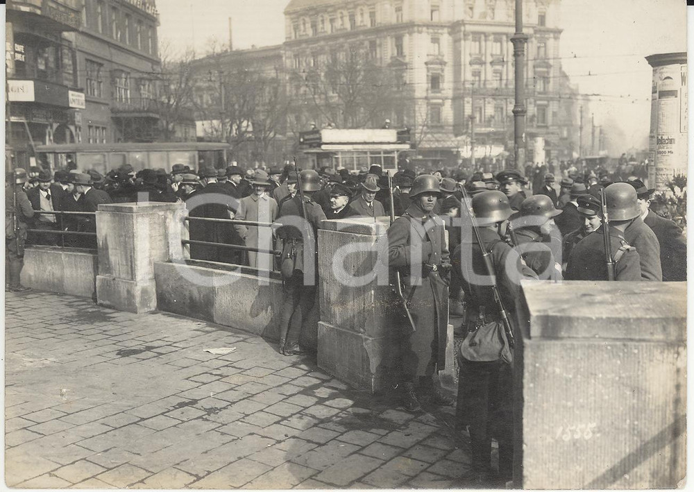 Fotografia d epoca originale 1920 KAPP PUTSCH Berlin  Schutz vor der Internationalen Ãœberwachungskommission 1