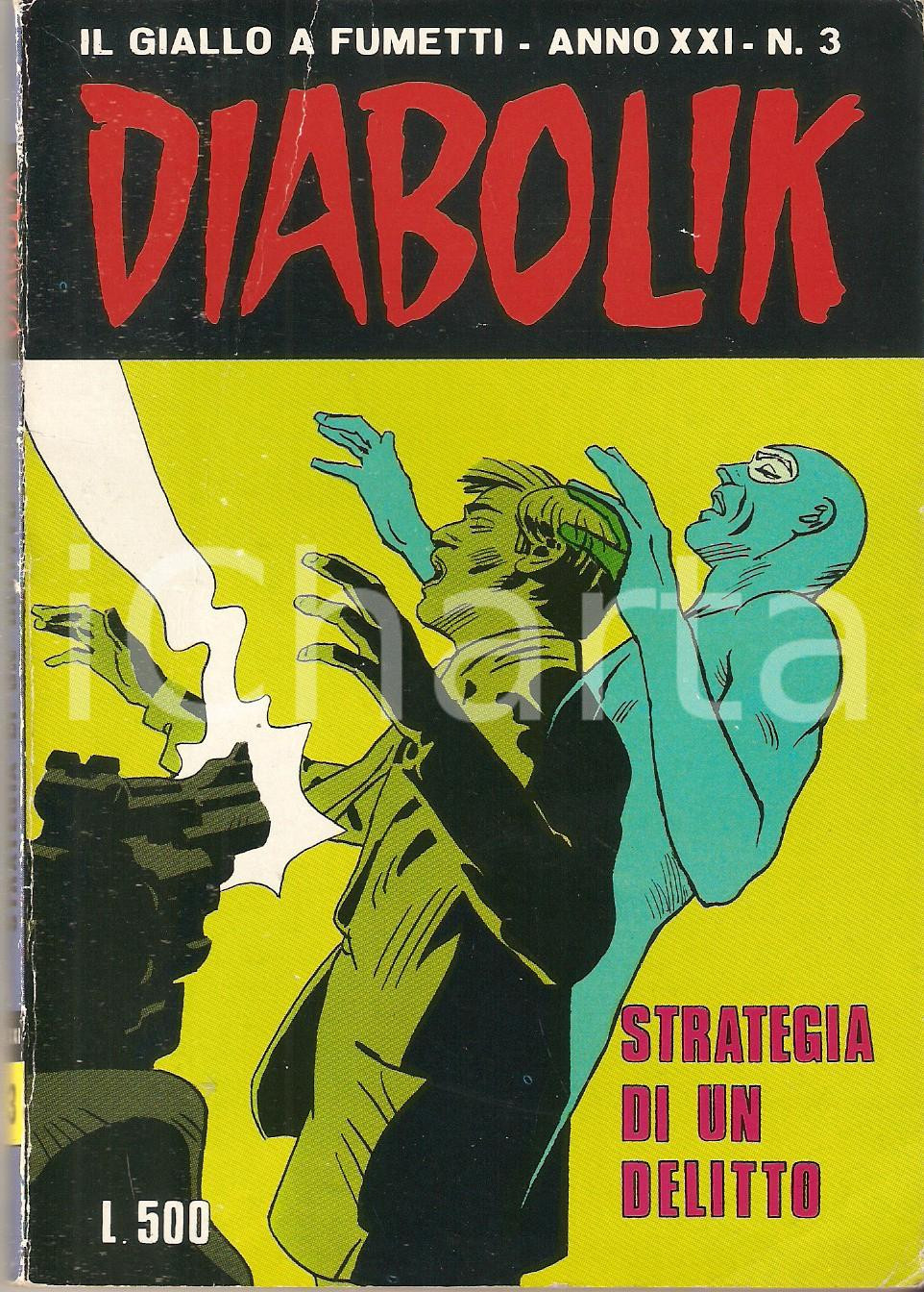 Libro, pubblicazione d epoca 1982 DIABOLIK Anno XXI n.3  Strategie di un delitto ASTORINA 1