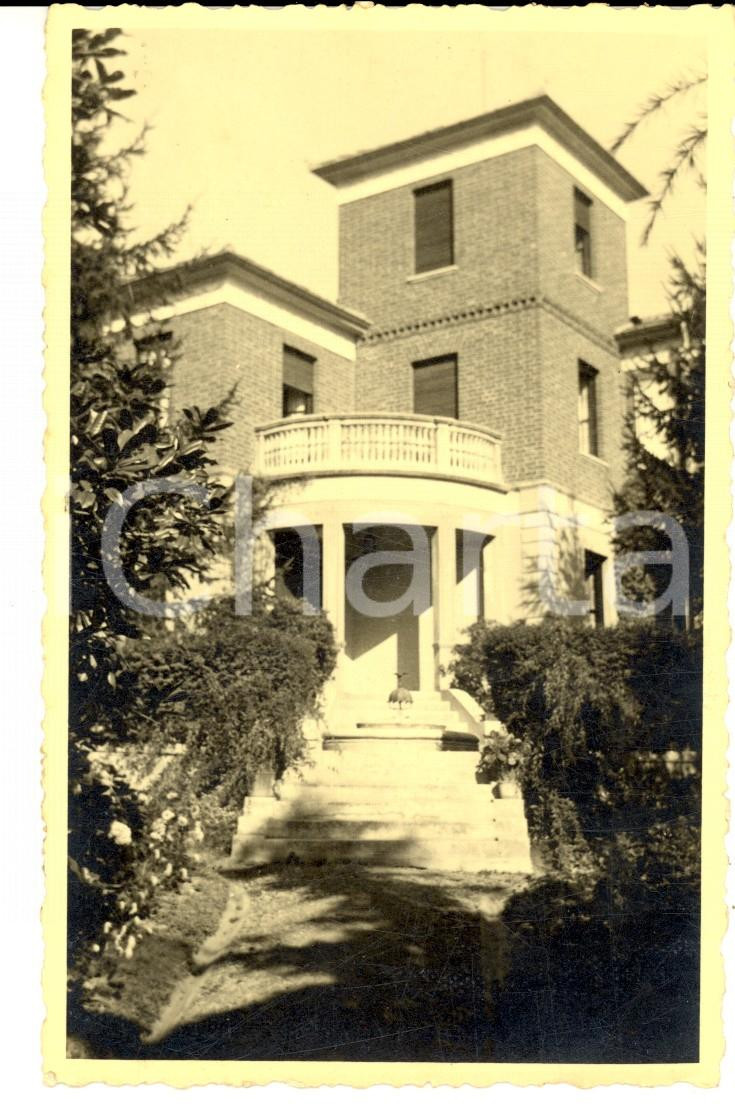 Fotografia d epoca originale 1953 AVIGLIANA Borgata MORTERA  Ingresso VILLA VITTORIA  Foto cartolina 1