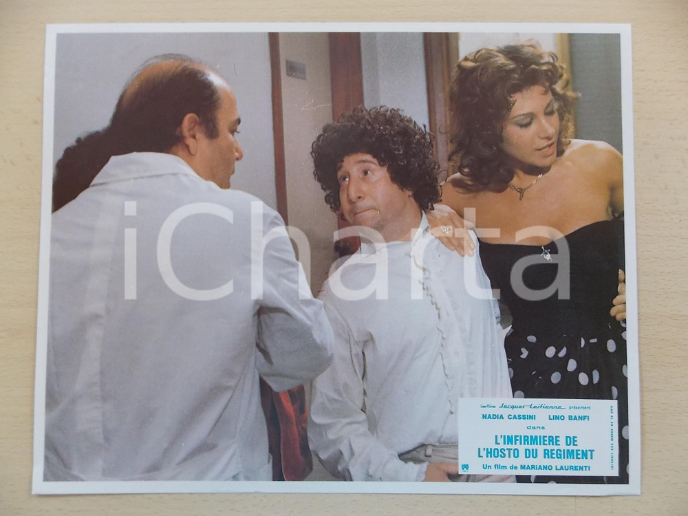 Materiale cinematografico d’epoca 1979 INFERMIERA NELLA CORSIA DEI MILITARI Alvaro VITALI Carmen RUSSO Lobby card 1