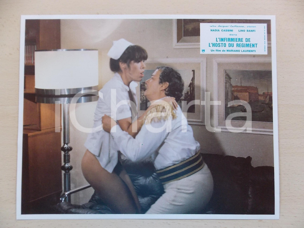 Materiale cinematografico d’epoca 1979 INFERMIERA NELLA CORSIA DEI MILITARI Nadia CASSINI Lobby card ED. FRANCESE 1