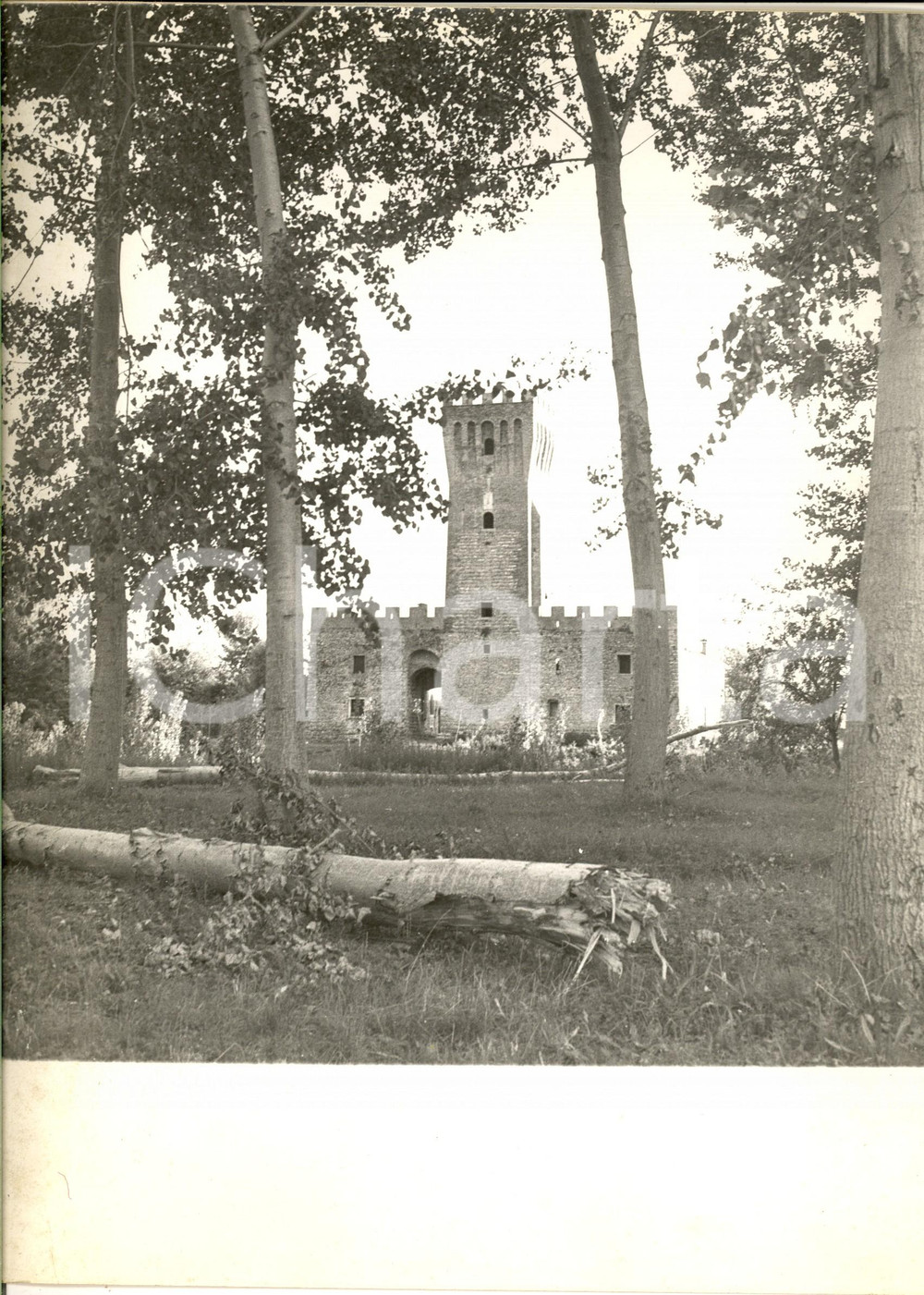 Fotografia d epoca originale 1971 MONTAGNANA PD Veduta della Rocca degli Alberi  Foto ARTISTICA 22x30 cm 1