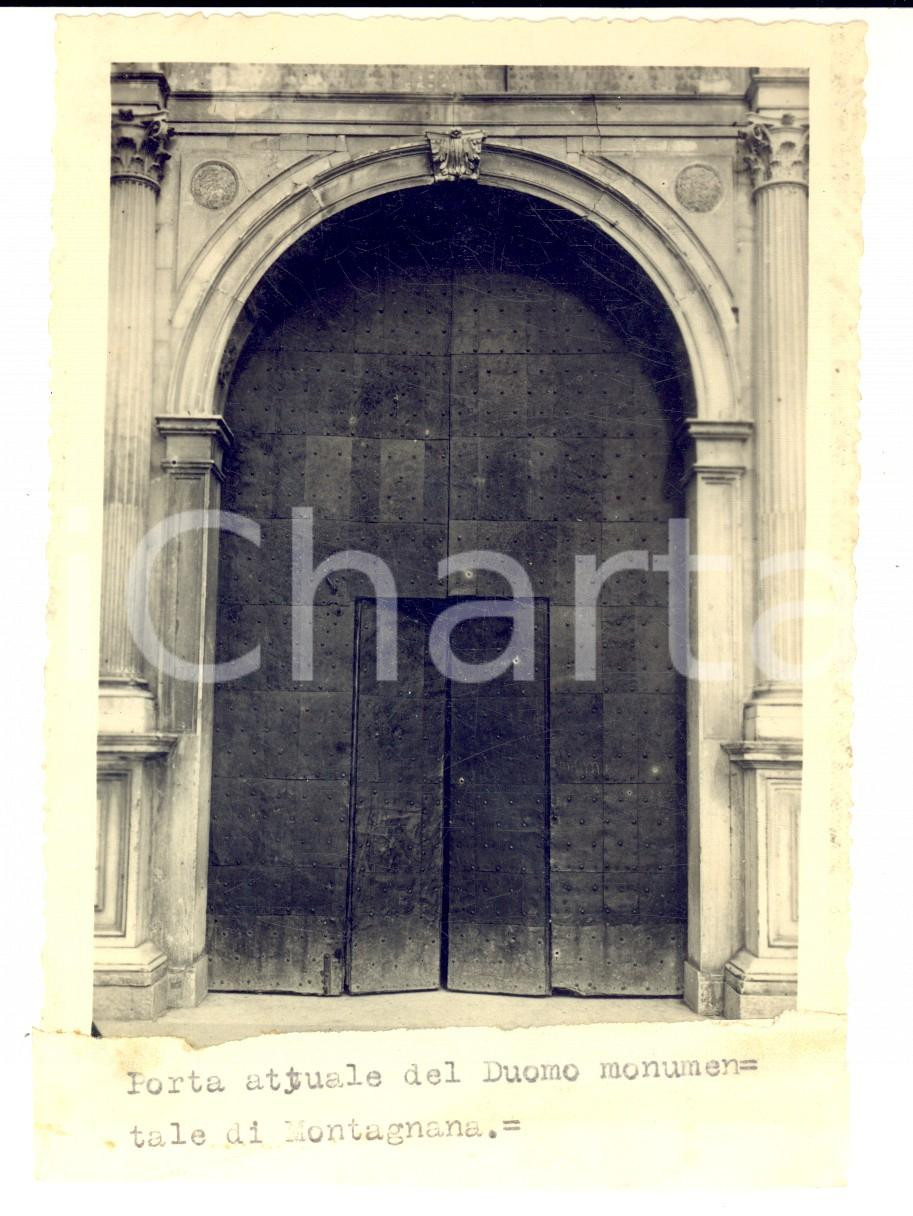 Fotografia d epoca originale 1935 MONTAGNANA L antica porta del Duomo monumentale  Fotografia 12x17 cm 1